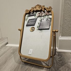 Vanity Decorative Home Decor Mirror For Tabletop In Antique Gold Kirklands